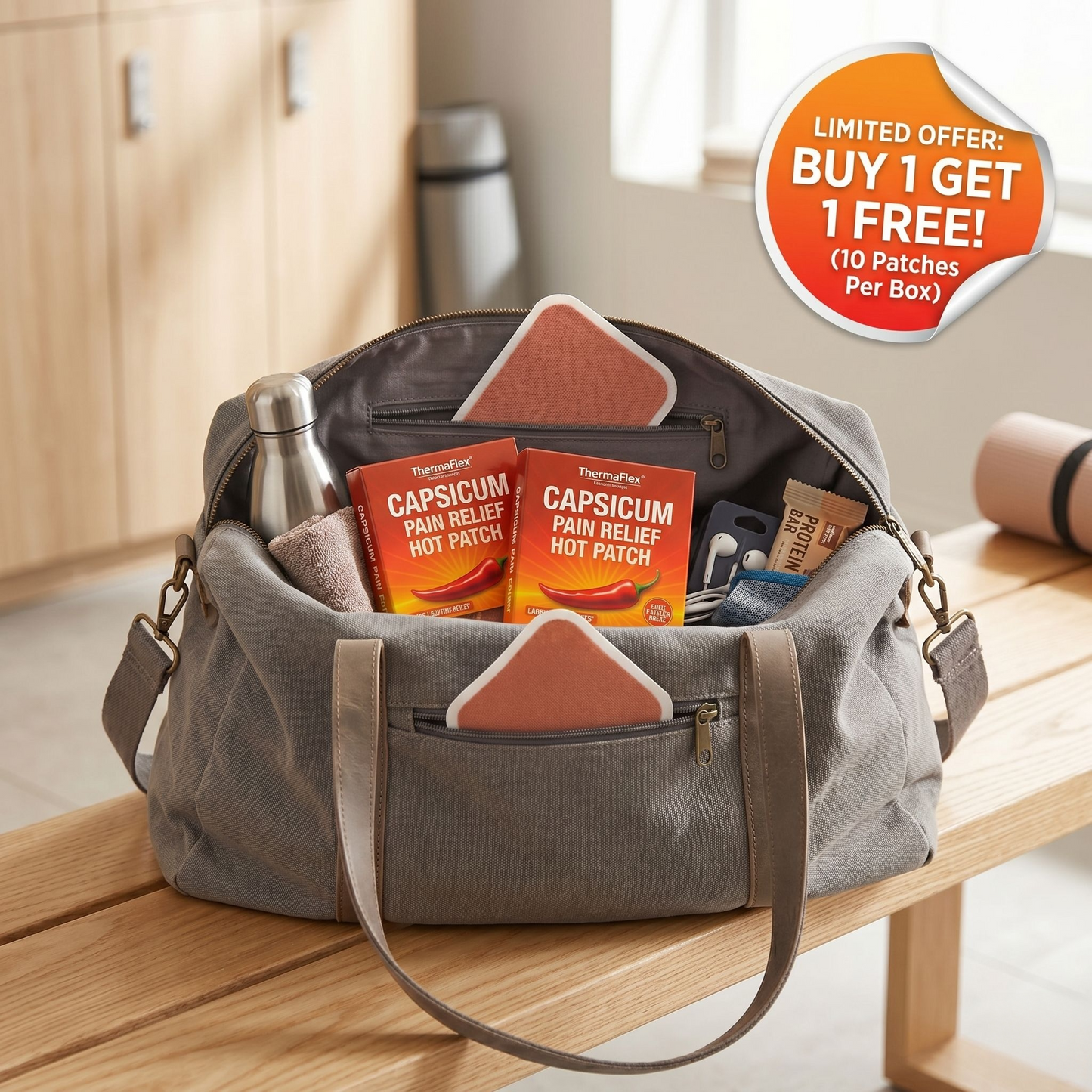 Thermaflex™ - Capsicum Pain Relief Hot Patch ( BUY 1 GET 2 FREE )