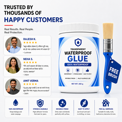 Stufx™ - Transparent Waterproof Glue + Free Brush © ( BUY 1 GET 1 FREE )