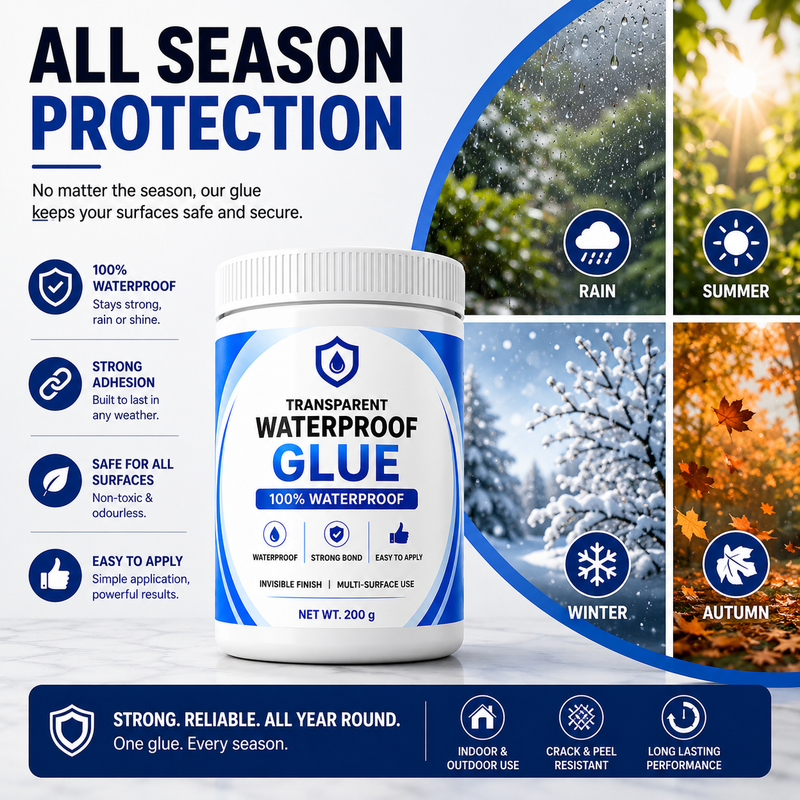Stufx™ - Transparent Waterproof Glue + Free Brush © ( BUY 1 GET 1 FREE )