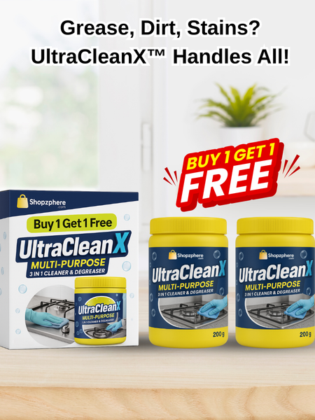 UltraCleanX™ Multi-Purpose 3 in 1 Cleaner & Degreaser | BUY 1 GET 1 FREE