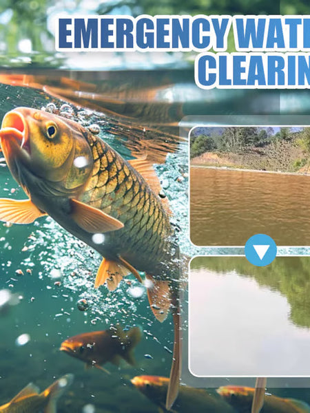 Premium Pond Care Powder | Water Clarifier & Algae Control 🐟🌊🔬