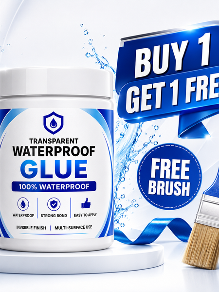 Stufx™ - Transparent Waterproof Glue + Free Brush © ( BUY 1 GET 1 FREE )