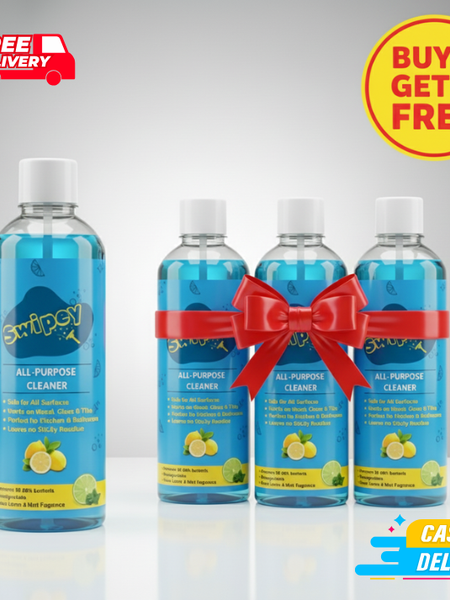 Swipey Shine - India’s No.1 All-Purpose Cleaner (Buy 1 Get 3 Free)
