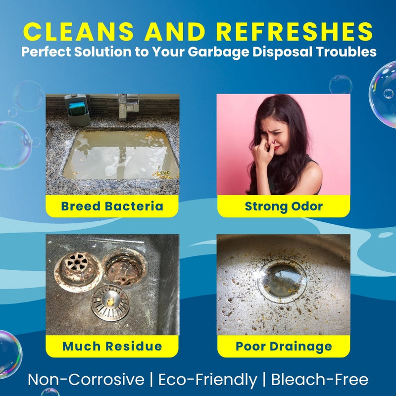LemonBlast Yellow Bubble Tablets – Odor Eliminator + Blockage Remover