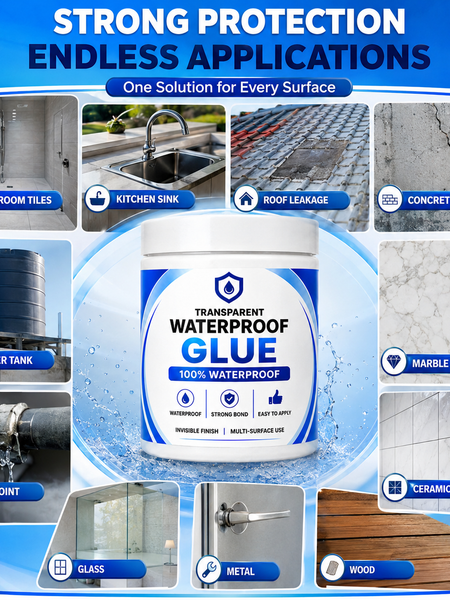 Stufx™ - Transparent Waterproof Glue + Free Brush © ( BUY 1 GET 1 FREE )