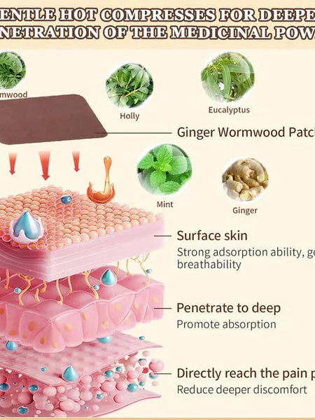 Wormwood Moxibustion Joint Patch (PACK OF 20)