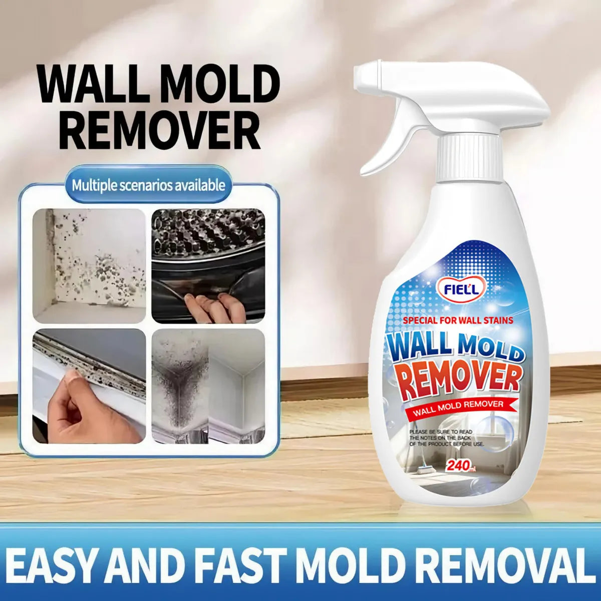 POWERFUL WALL MOLD REMOVER SPRAY (BUY 1 GET 1 FREE)