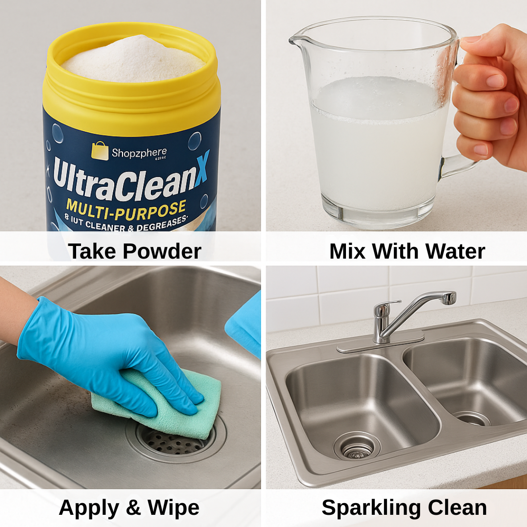 UltraCleanX™ Multi-Purpose 3 in 1 Cleaner & Degreaser | BUY 1 GET 1 FREE