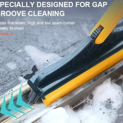 2-in-1 Floor Cleaning Brush with Scraper