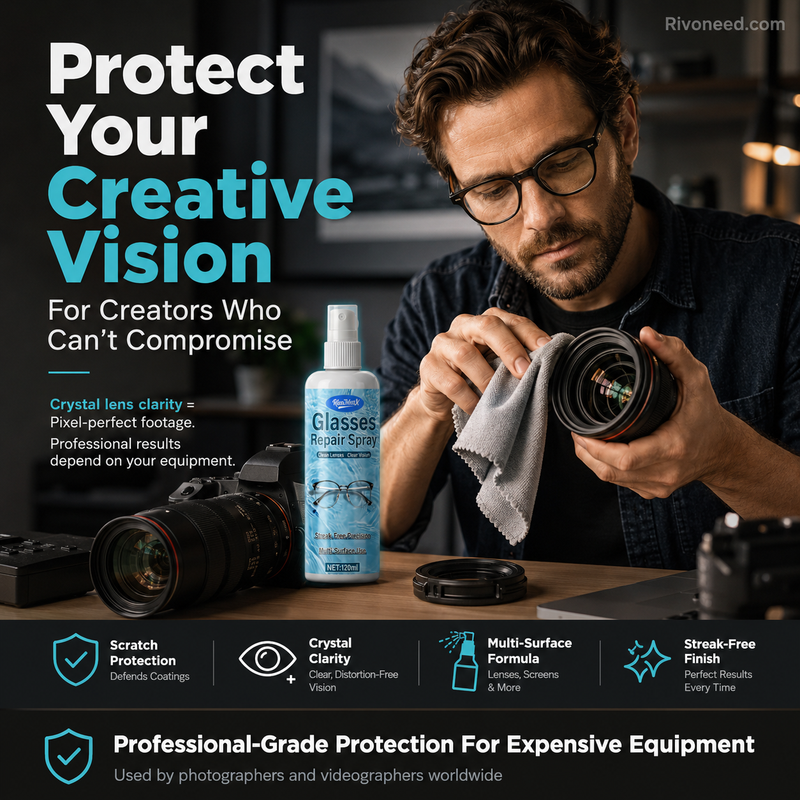 🔥HOT SALE 50% OFF😎Professional Lens Scratch Repair Spray