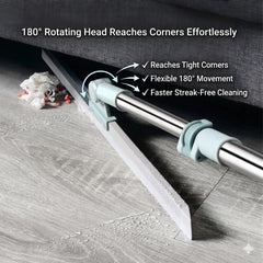 FlexiWipe – Multipurpose Wiper | Extendable-Rod | Silicon Blade | 180° Head
