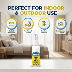 Bed Bug Repellent Spray for Mattress & Furniture | Herbal & Non-Toxic Formula | PACK OF 2