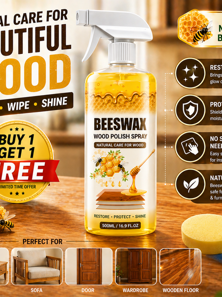 Beeswax Wood Polish Spray Restore Shine Protect Furniture Buy 1 Get 1 Free