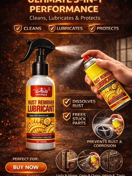 ⏳🏆Anti-Rust Lubricant Spray & Rust Remover | 🔥Buy 1 Get 1 Free🔥