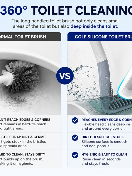 Golf Toilet Brush – Buy 1 Get 1 Free