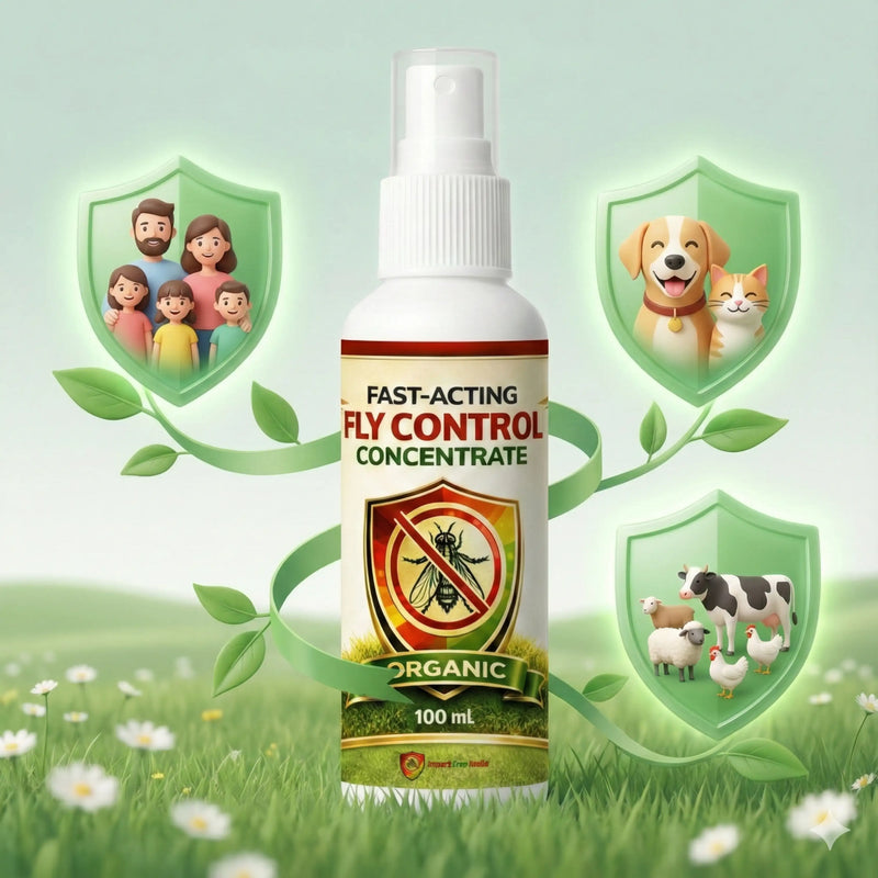 Fast-Acting Fly Control Concentrate – Powerful Insect Killer for Indoor & Outdoor Use