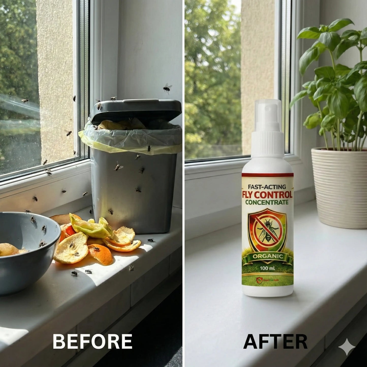 Fast-Acting Fly Control Concentrate – Powerful Insect Killer for Indoor & Outdoor Use