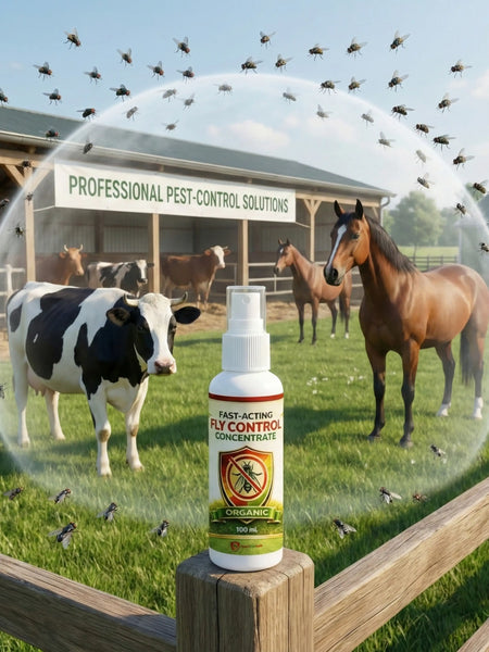 Fast-Acting Fly Control Concentrate – Powerful Insect Killer for Indoor & Outdoor Use