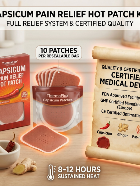 Thermaflex™ - Capsicum Pain Relief Hot Patch ( BUY 1 GET 2 FREE )