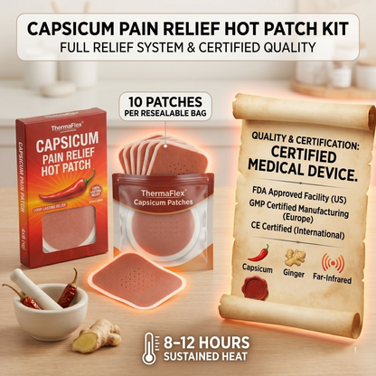 Thermaflex™ - Capsicum Pain Relief Hot Patch ( BUY 1 GET 2 FREE )