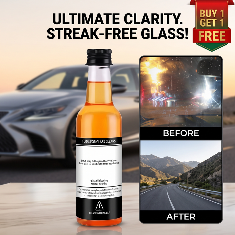 Stufx™ - Instant Clear Car Glass Windshield Cleaning Liquid © ( BUY 1 GET 1 FREE )