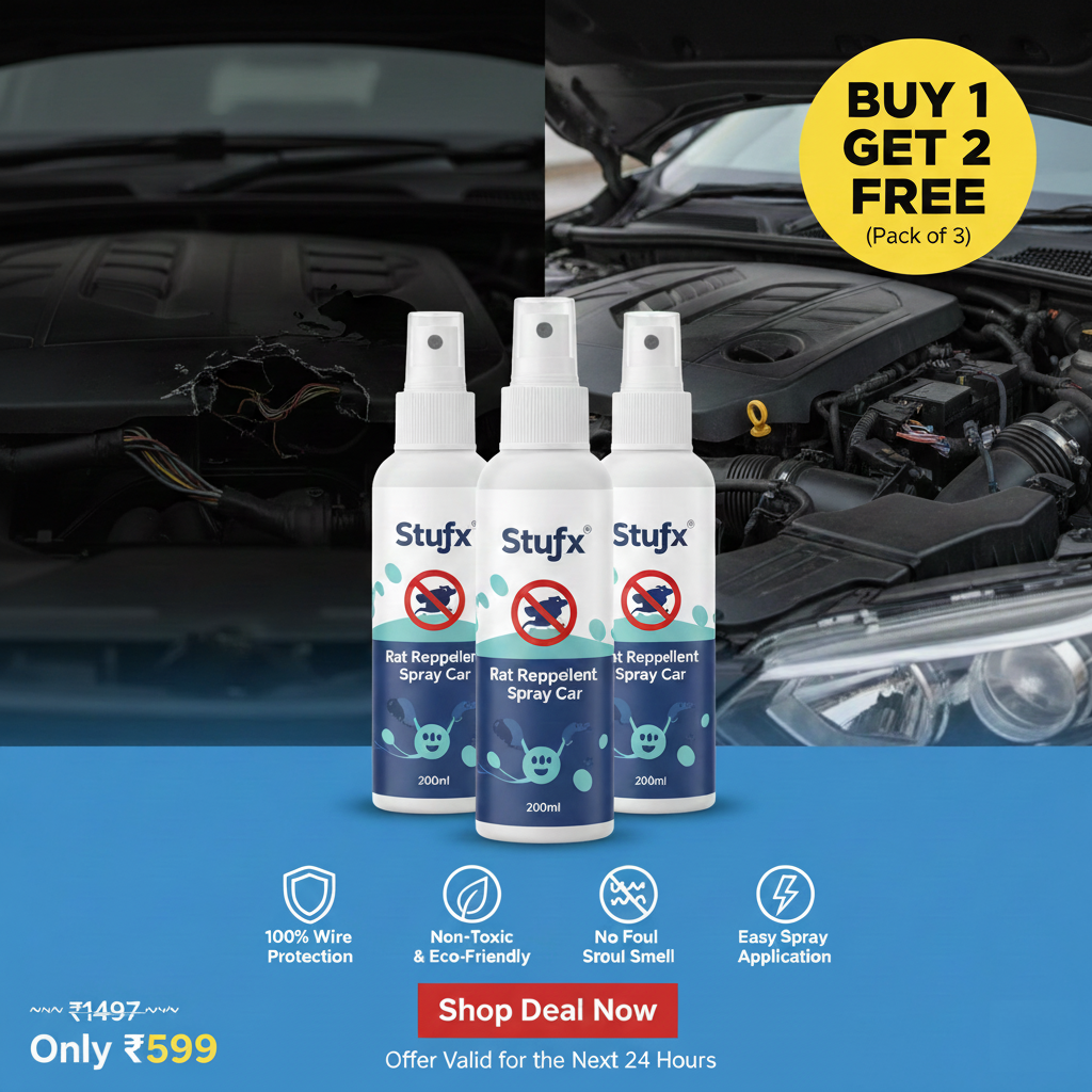Rat Repellent Spray for Car & Home ( BUY 1 GET 1 FREE )