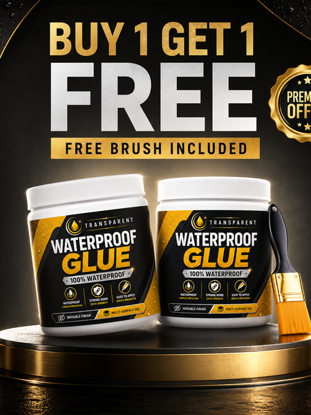 Stufx™ - Transparent Waterproof Glue Solution + Free Brush © ( BUY 1 GET 1 FREE )