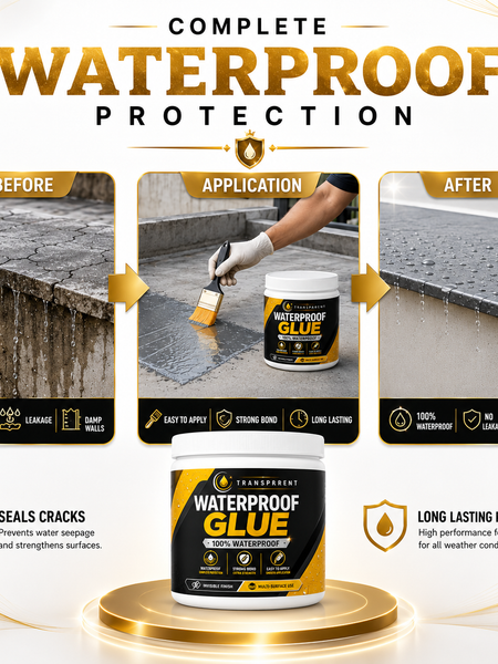 Stufx™ - Transparent Waterproof Glue Solution + Free Brush © ( BUY 1 GET 1 FREE )