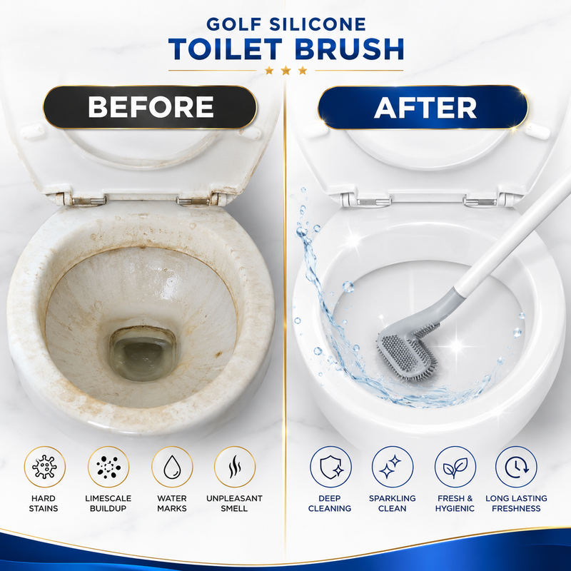 Stufx™ - Ultimate Toilet Cleaning Golf Brush © ( BUY 1 GET 1 FREE )
