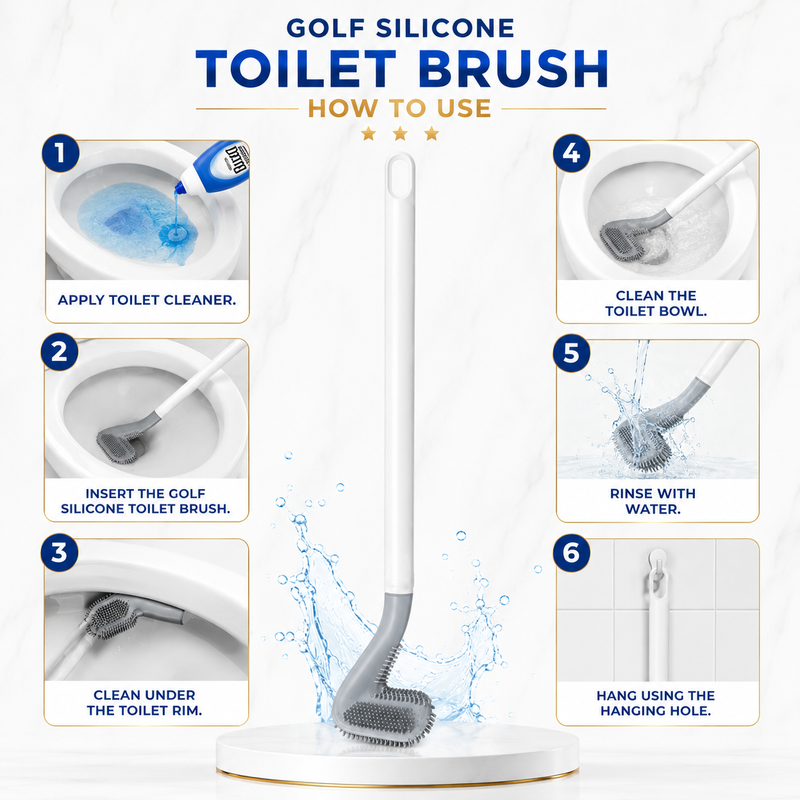 Stufx™ - Ultimate Toilet Cleaning Golf Brush © ( BUY 1 GET 1 FREE )
