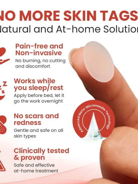 Derma Smooth Skin Tag Removal Patch🔥