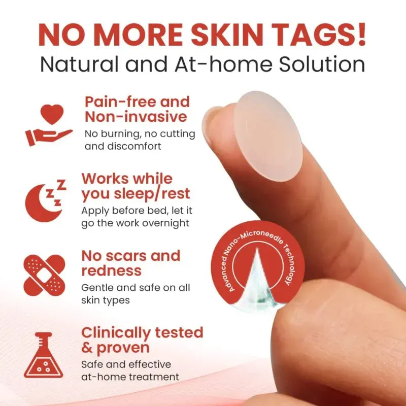 Derma Smooth Skin Tag Removal Patch🔥