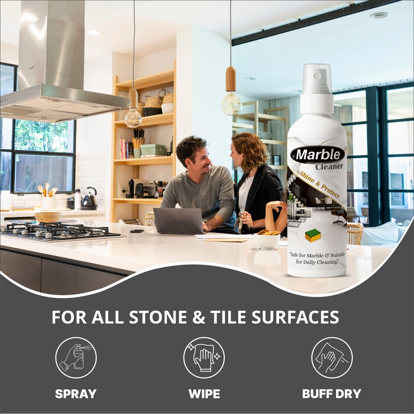 Marble CareX Cleaner | Easy Stain Removal for Indian Homes | BUY 1 GET 1 FREE