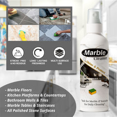 Marble Care+ Cleaner | Easy Stain Removal for Indian Homes | BUY 1 GET 1 FREE
