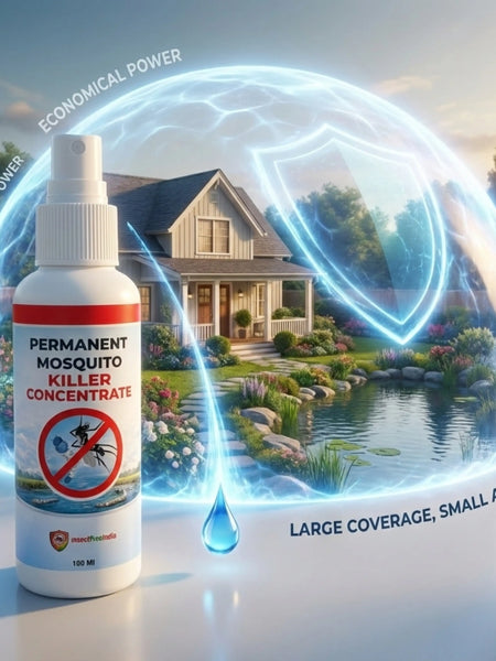 Permanent Mosquito Killer Concentrate | Fast-Acting Larvae & Mosquito Eliminator | Long-Term Home Protection