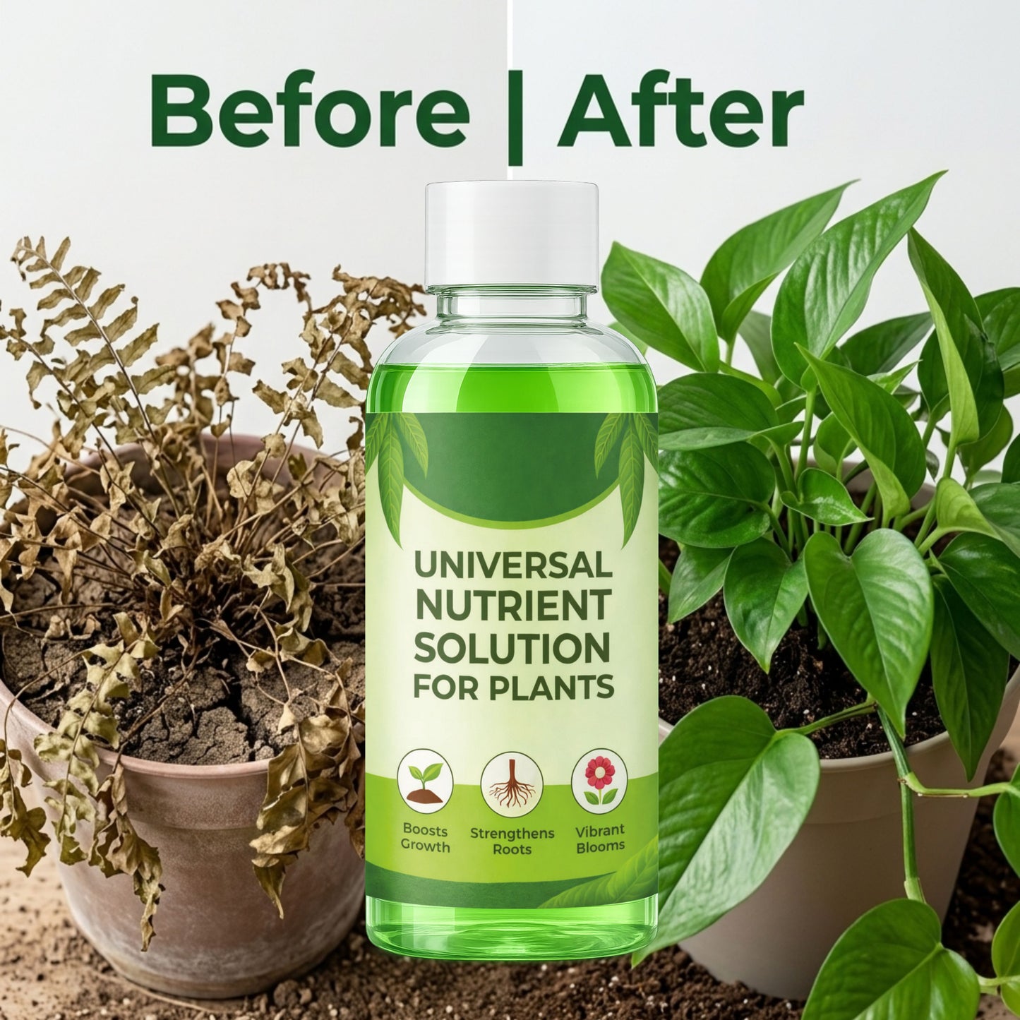 Universal Nutrients Solution for Plants 500 ML ( BUY 1 GET 2 FREE )