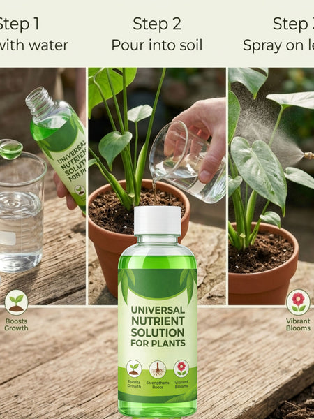 Universal Nutrients Solution for Plants 500 ML ( BUY 1 GET 2 FREE )
