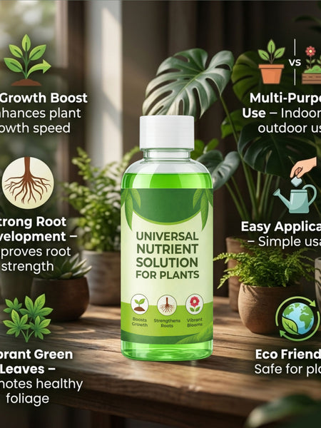 Universal Nutrients Solution for Plants 500 ML ( BUY 1 GET 2 FREE )