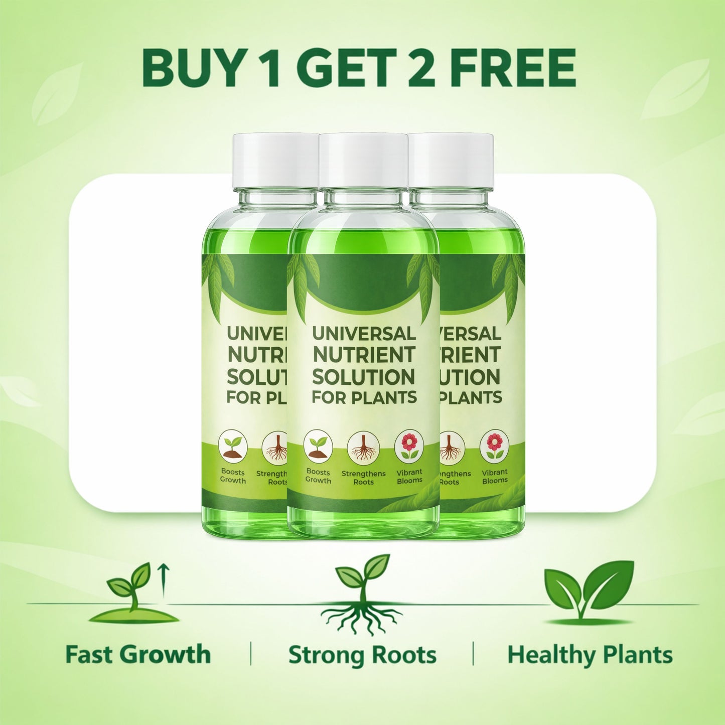 Universal Nutrients Solutions for Plants 500 ML ( BUY 1 GET 2 FREE )