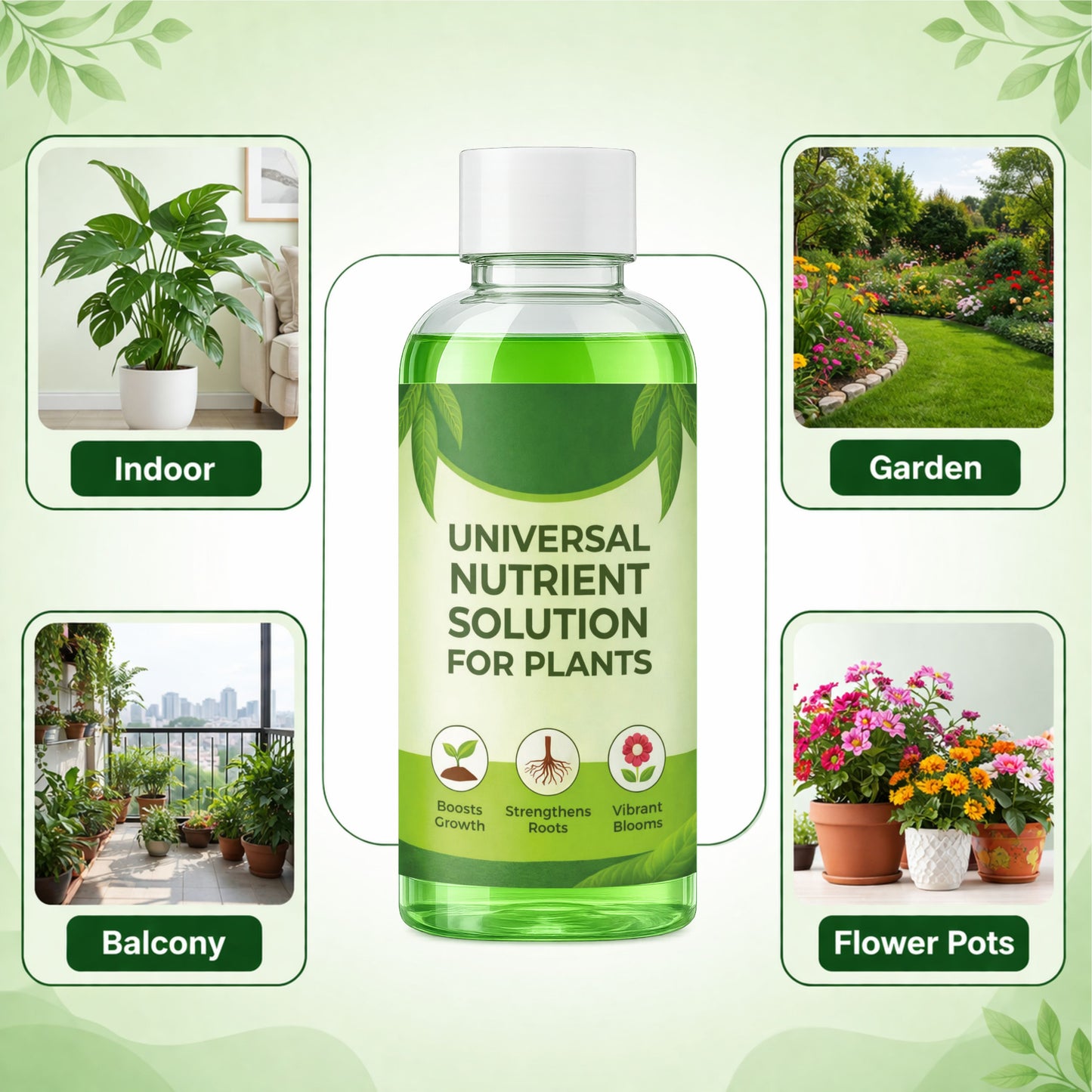 Universal Nutrients Solutions for Plants 500 ML ( BUY 1 GET 2 FREE )