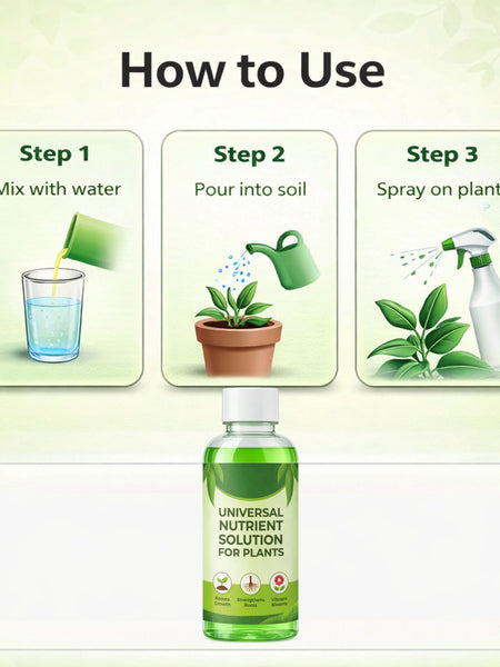 Universal Nutrients Solutions for Plants 500 ML ( BUY 1 GET 2 FREE )