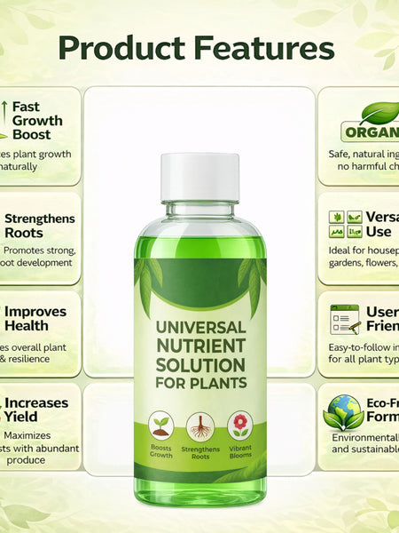 Universal Nutrients Solutions for Plants 500 ML ( BUY 1 GET 2 FREE )
