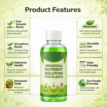 Universal Nutrients Solutions for Plants 500 ML ( BUY 1 GET 2 FREE )