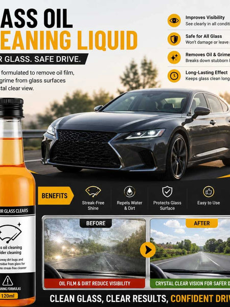 Stufx™ - Instant Clear Car Glass Windshield Cleaning Liquid © ( BUY 1 GET 2 FREE )