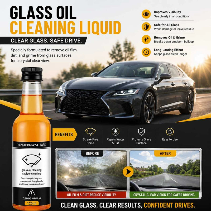 Stufx™ - Instant Clear Car Glass Windshield Cleaning Liquid © ( BUY 1 GET 1 FREE )