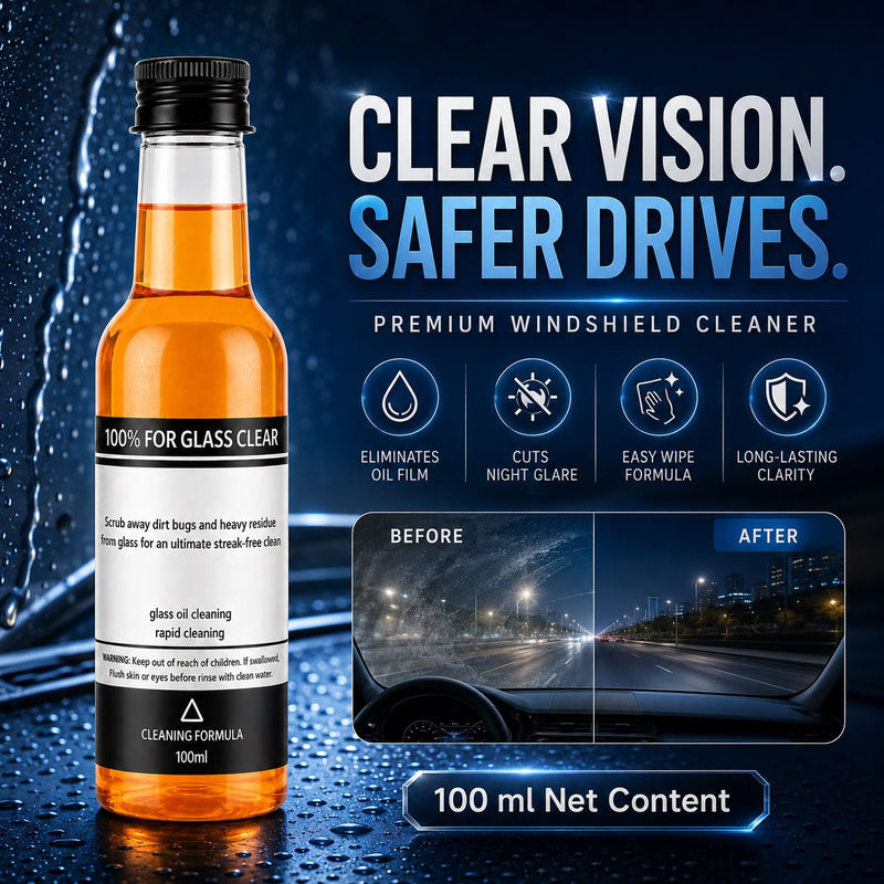 Stufx™ - Instant Clear Car Glass Windshield Cleaning Liquid © ( BUY 1 GET 1 FREE )