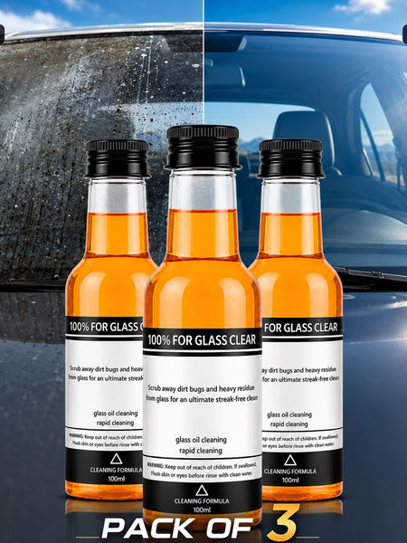 Stufx™ - Instant Clear Car Glass Windshield Cleaning Liquid © ( BUY 1 GET 2 FREE )