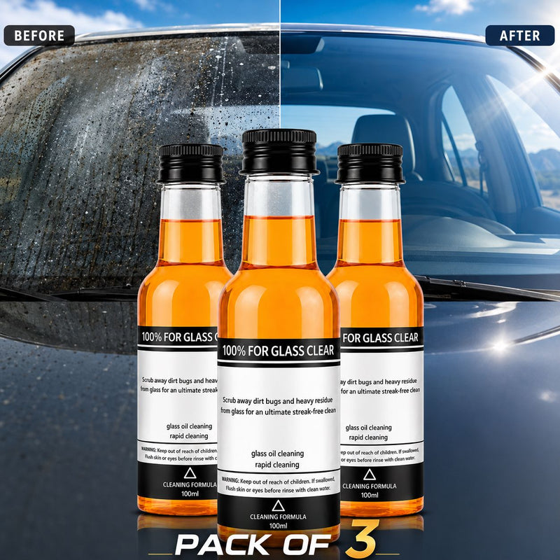 Stufx™ - Instant Clear Car Glass Windshield Cleaning Liquid © ( BUY 1 GET 2 FREE )