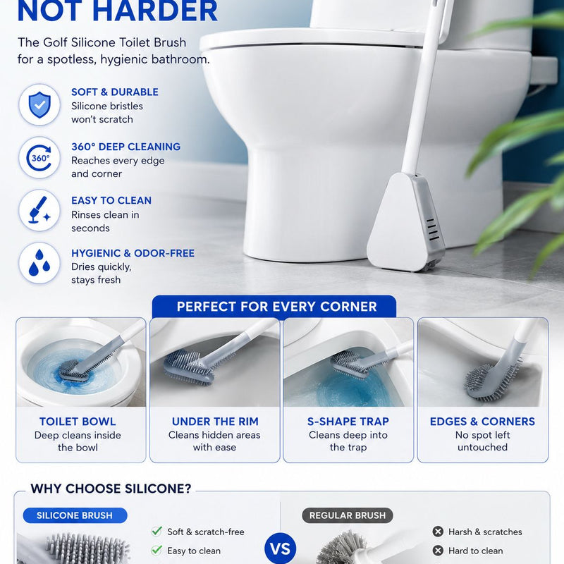 Stufx™ - Ultimate Toilet Cleaning Golf Brush © ( BUY 1 GET 1 FREE )
