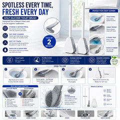 Stufx™ - Ultimate Toilet Cleaning Golf Brush © ( BUY 1 GET 1 FREE )